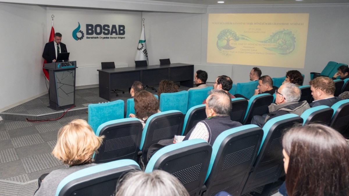 BOSAB SANAYİCİSİNE YEŞİL DÖNÜŞÜM REHBERİ